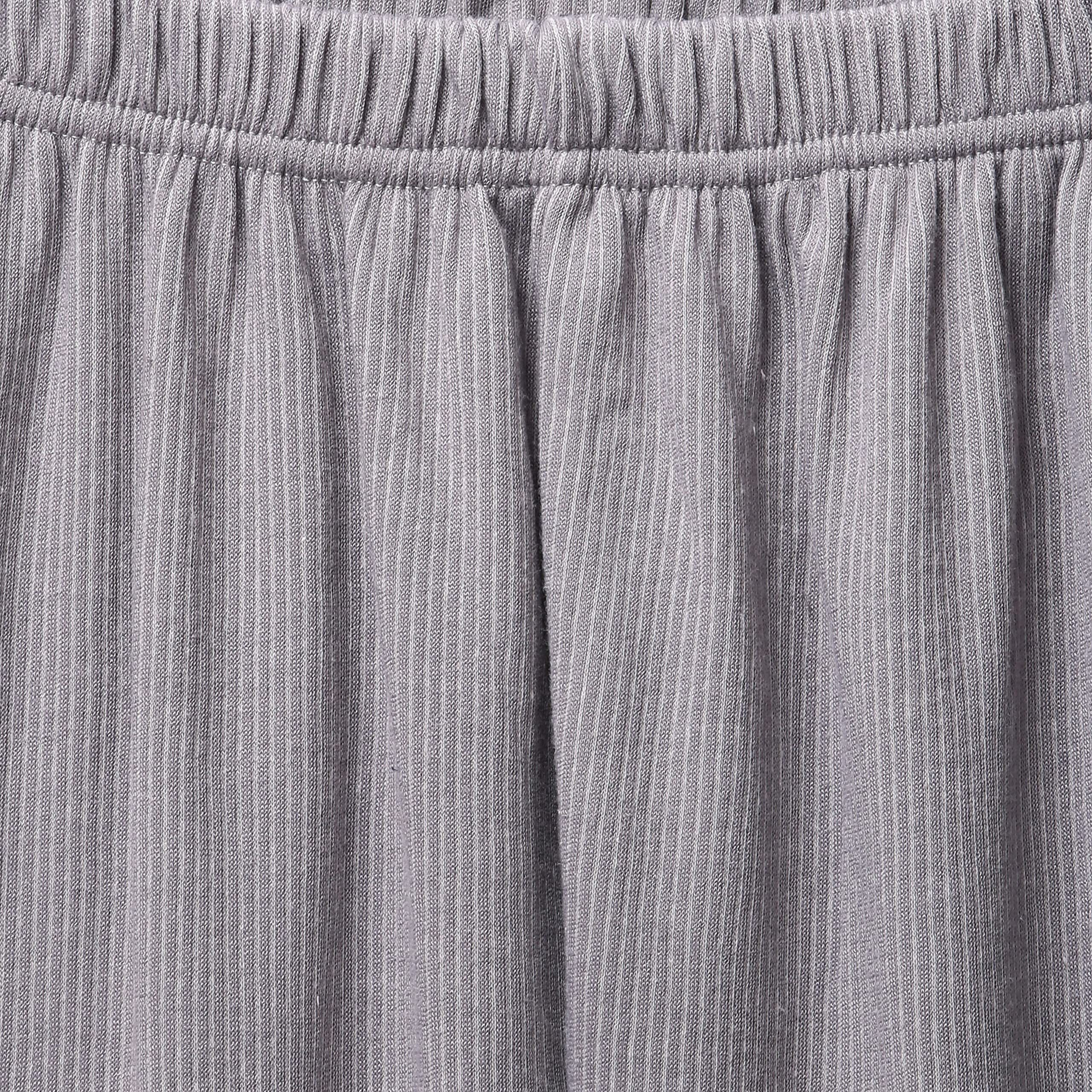 Rupa Jon Winter Thermal Bottom For Kids Unisex | Regular & Snug Fit Winter Inner Thermal Trousers | Premium Innerwear Thermal Pants | Outer Elastic For Tagless Comfort | Pack Of 1 Grey