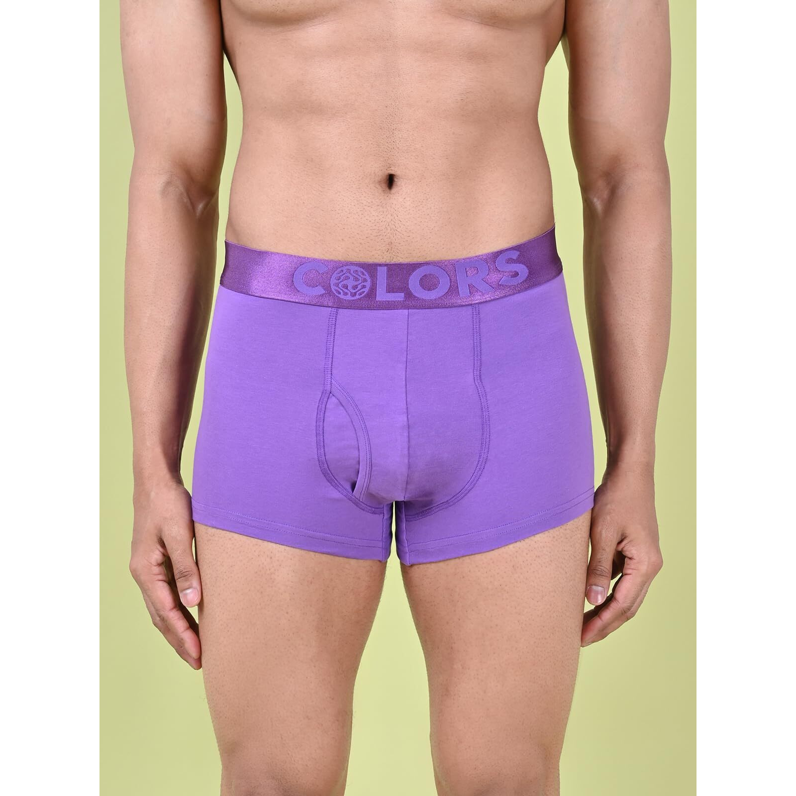 Rupa Colors Pep Collection Trunk For Men, Anti Ride-Up, Snug Fit, Pack Of 1 Purple