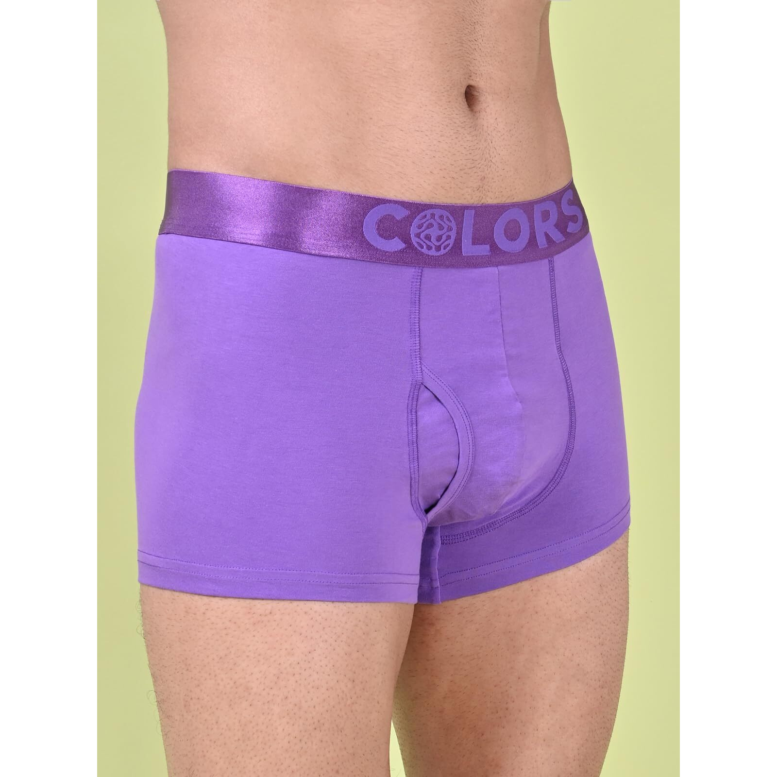 Rupa Colors Pep Collection Trunk For Men, Anti Ride-Up, Snug Fit, Pack Of 1 Purple