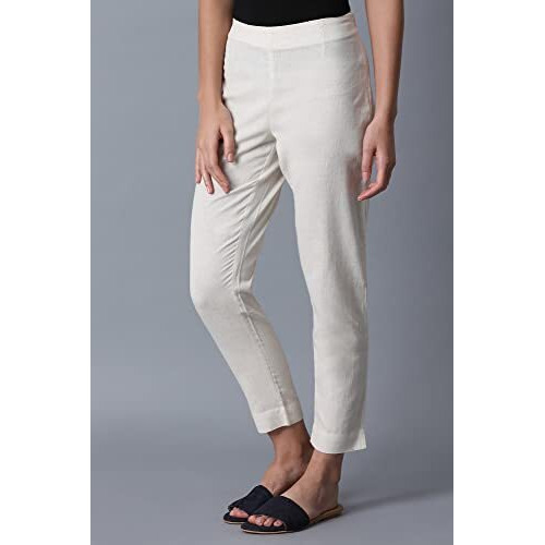 Ecru Slim Pants_24Crw160151-211345_S