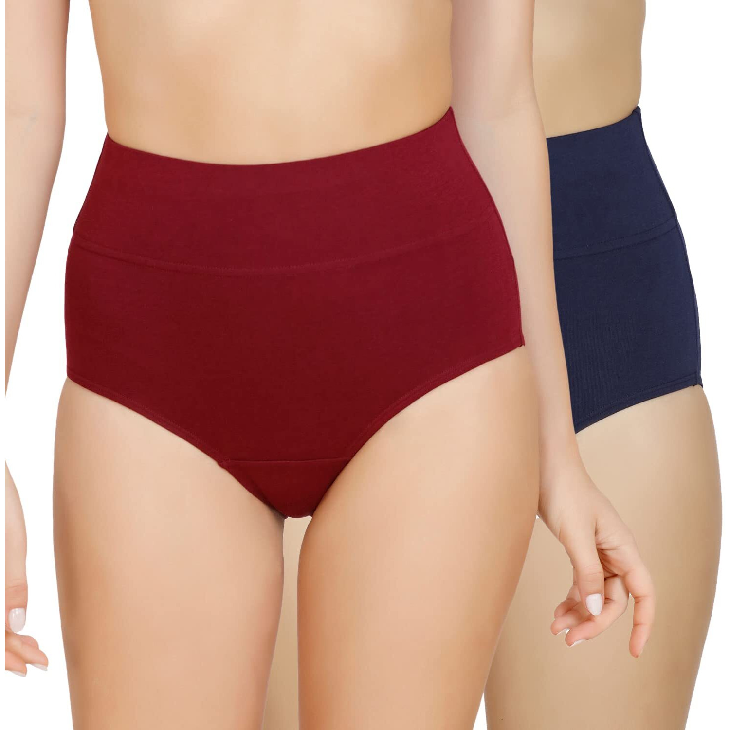 Nykd Tummy Tucker - No Visible Elastic High Waist Panty With Inner Elastic For Women Tummy Tucker, Nyp105, Multi-Color, Xs, 1N