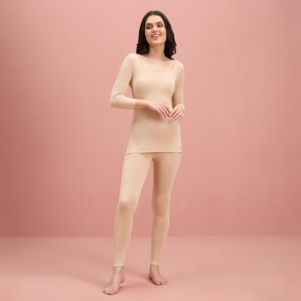 Luxe Thermal Top-Nyoe05 Nude