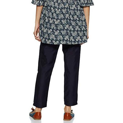 A.W. Enterprises Women's Slim Pants (19Auw60151-212822_Blue_10)