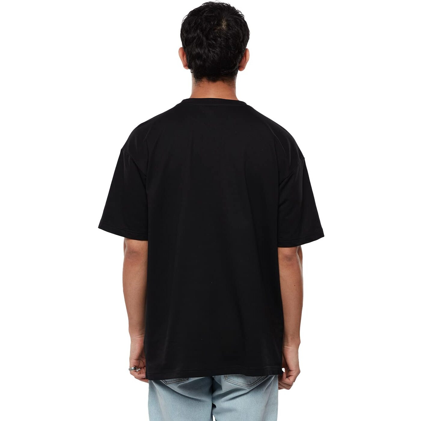 The Souled Store Official Deadpool Great Irresponsibility Men And Boys Oversized Fit Graphic Half Sleeve Cotton Black Color Oversized T-Shirts