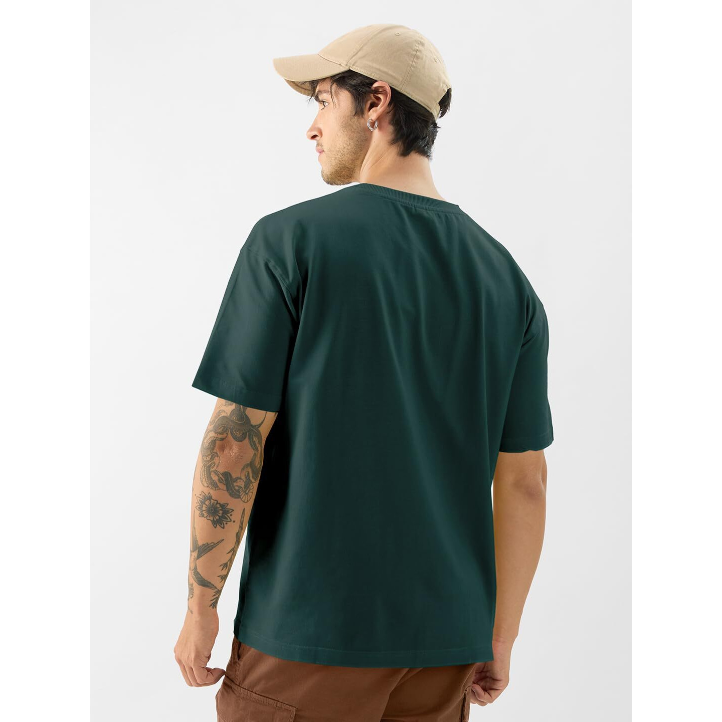 The Souled Storesolids Emerald Greenoversized T-Shirts