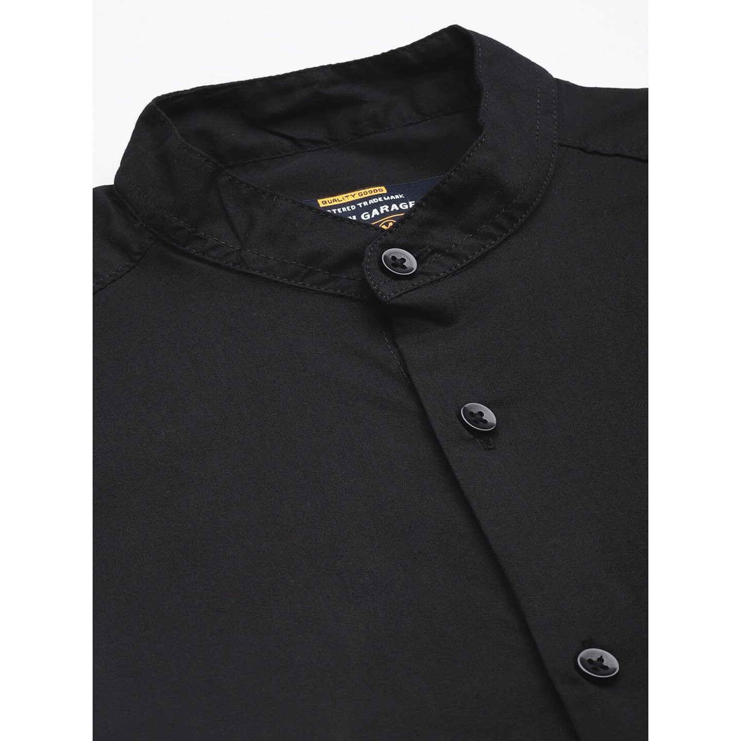 The Indian Garage Co Adult Men's Regular Fit Shirt (0522-Shpo251-06_Black Xl)