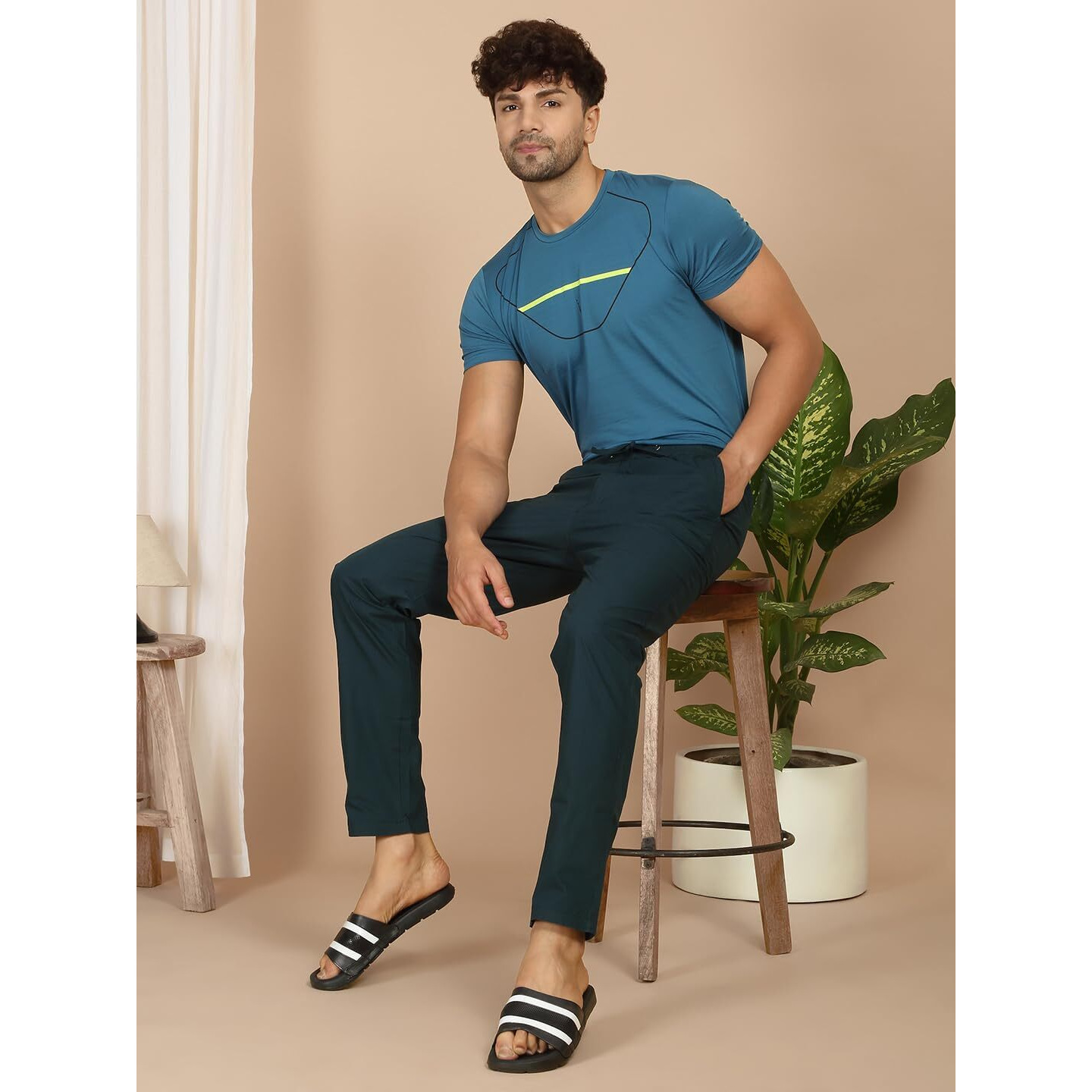 Sweet Dreams Men's Relaxed Pants (Sdl-Mp-1108 Airforce