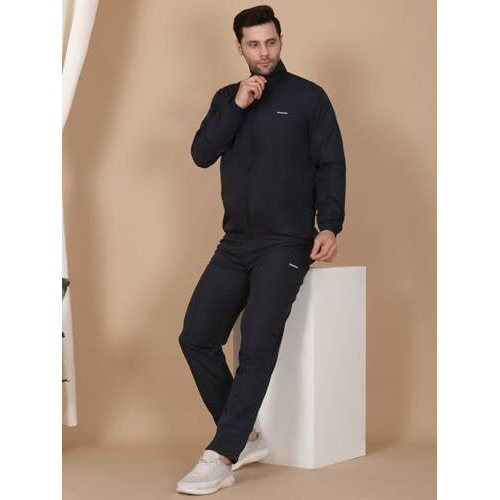 Sweet Dreams Men Solid Front Open Track Suit