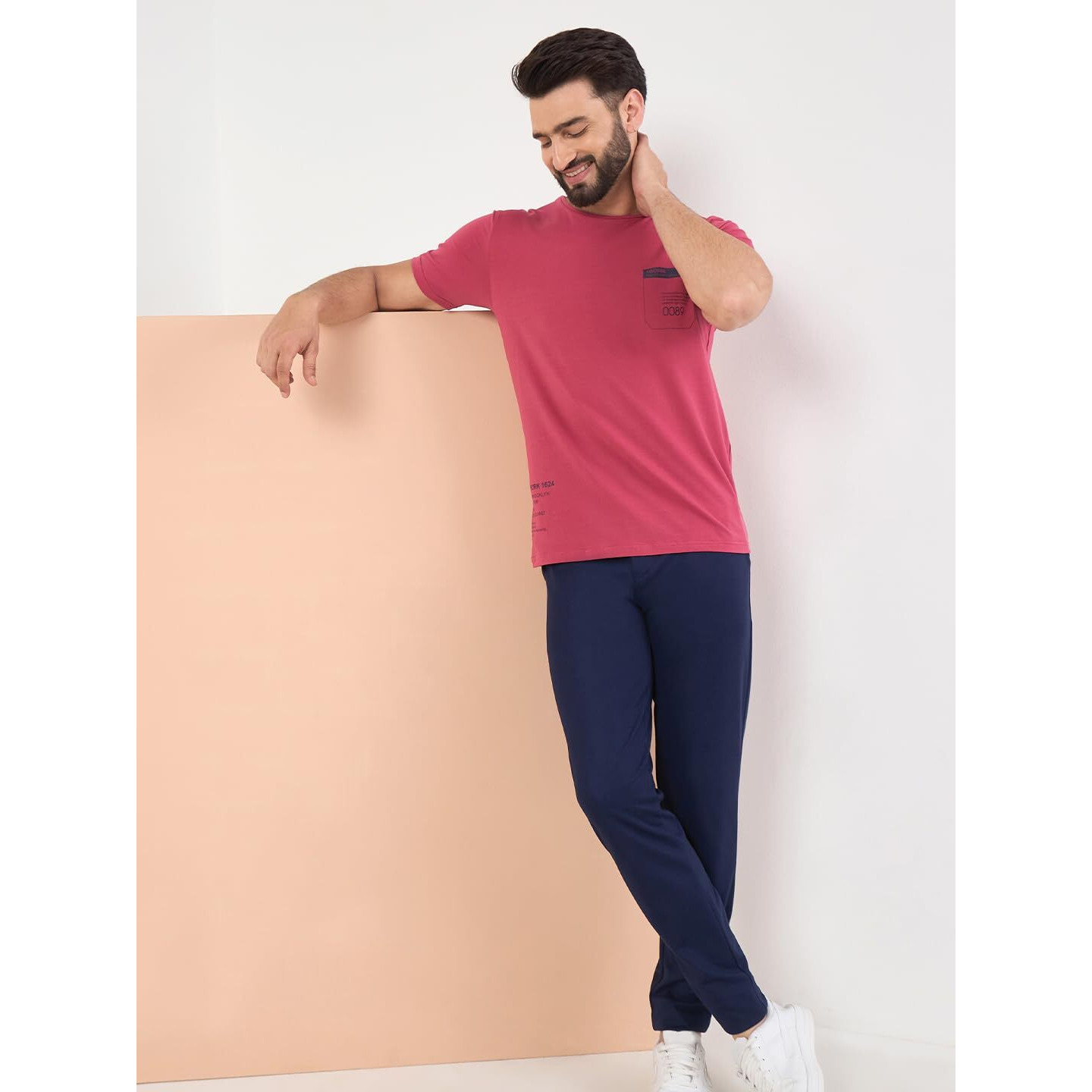 Sweet Dreams Men Solid Pyjama Set