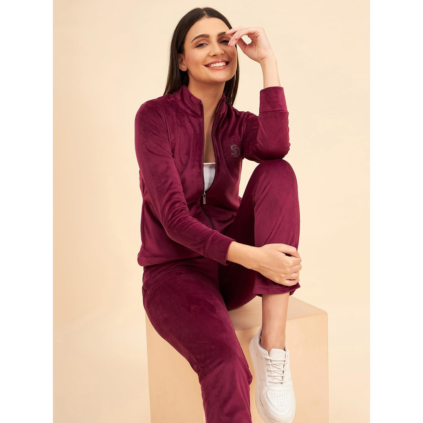 Sweet Dreams Women Solid Tracksuit