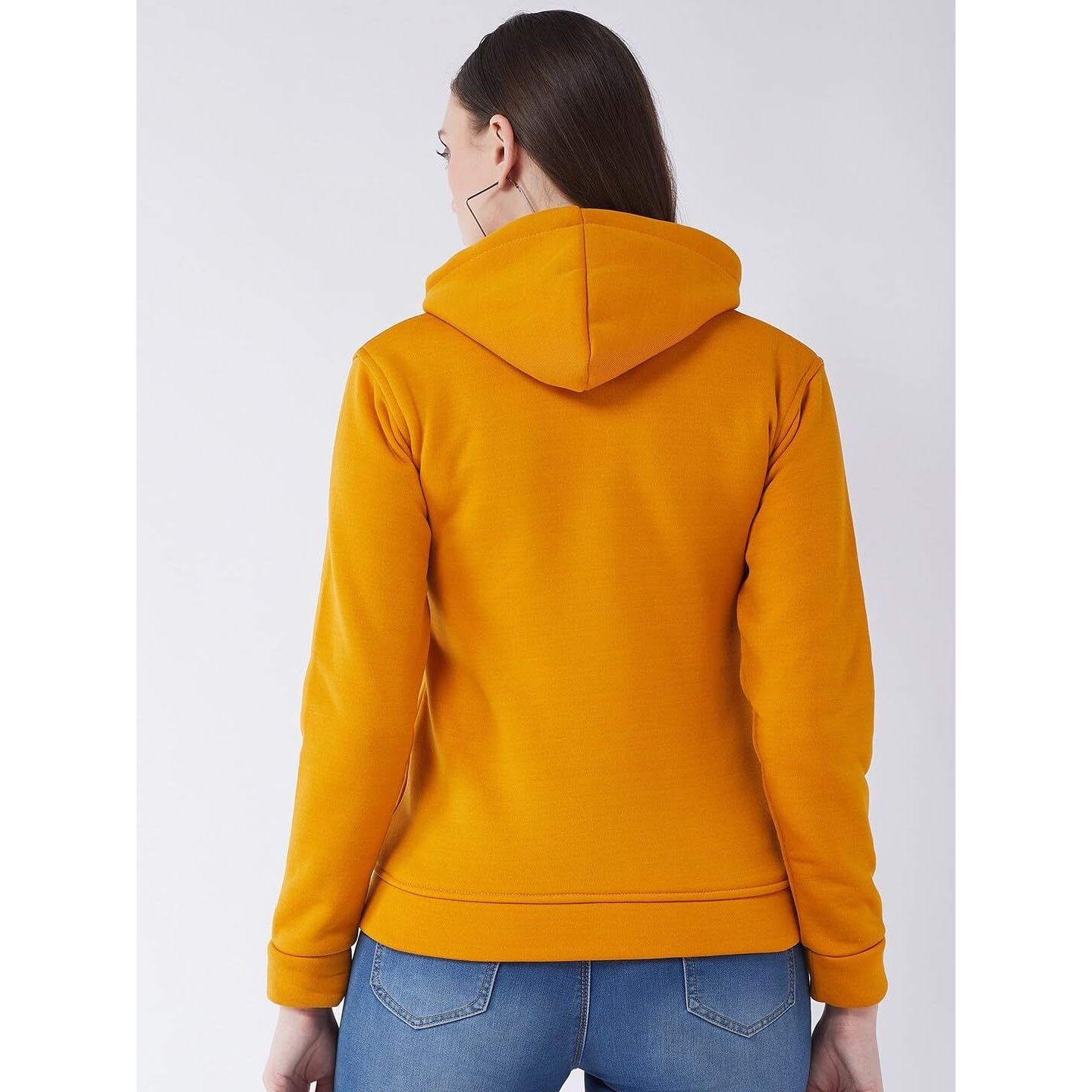 Pivl Casual Solid Full Sleeves Stylish Women Fleece Jacket With Zip For Winter Ii Zipper Hoodie Ii Hooded Neck Ii Winter Wear Ii