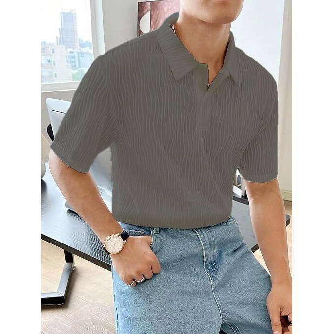 Pivl Men's Summer T-Shirt-Xl-Grey