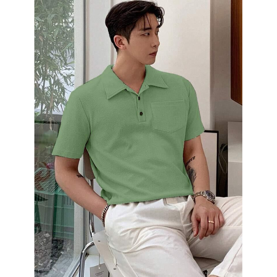 Pivl Men's Summer Half Sleeves T-Shirt-L-Sage