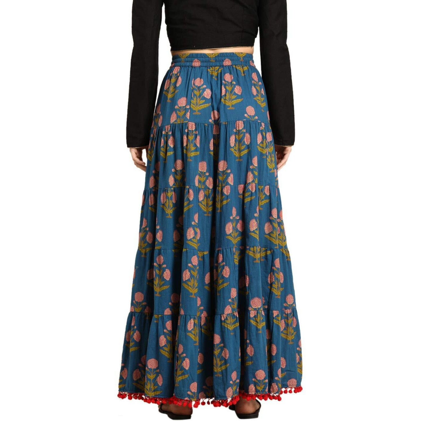 Varanga Cotton Full Skirt