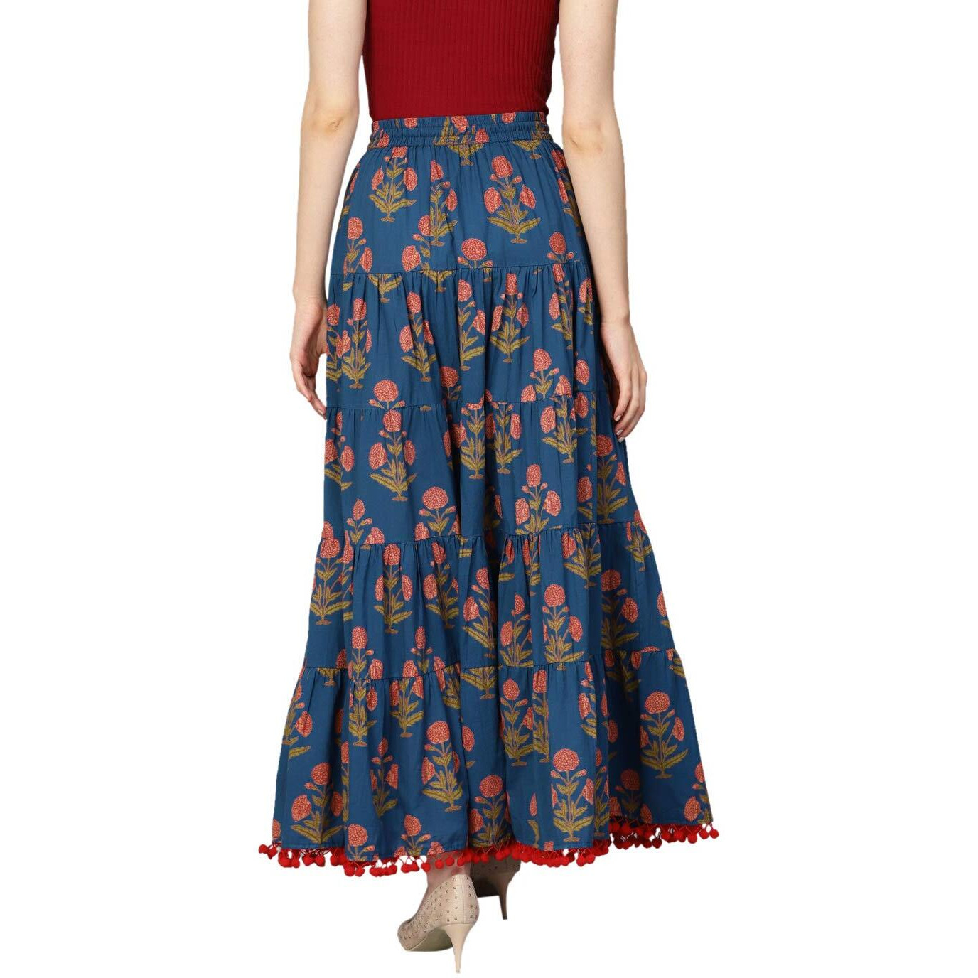 Varanga Cotton Full Skirt
