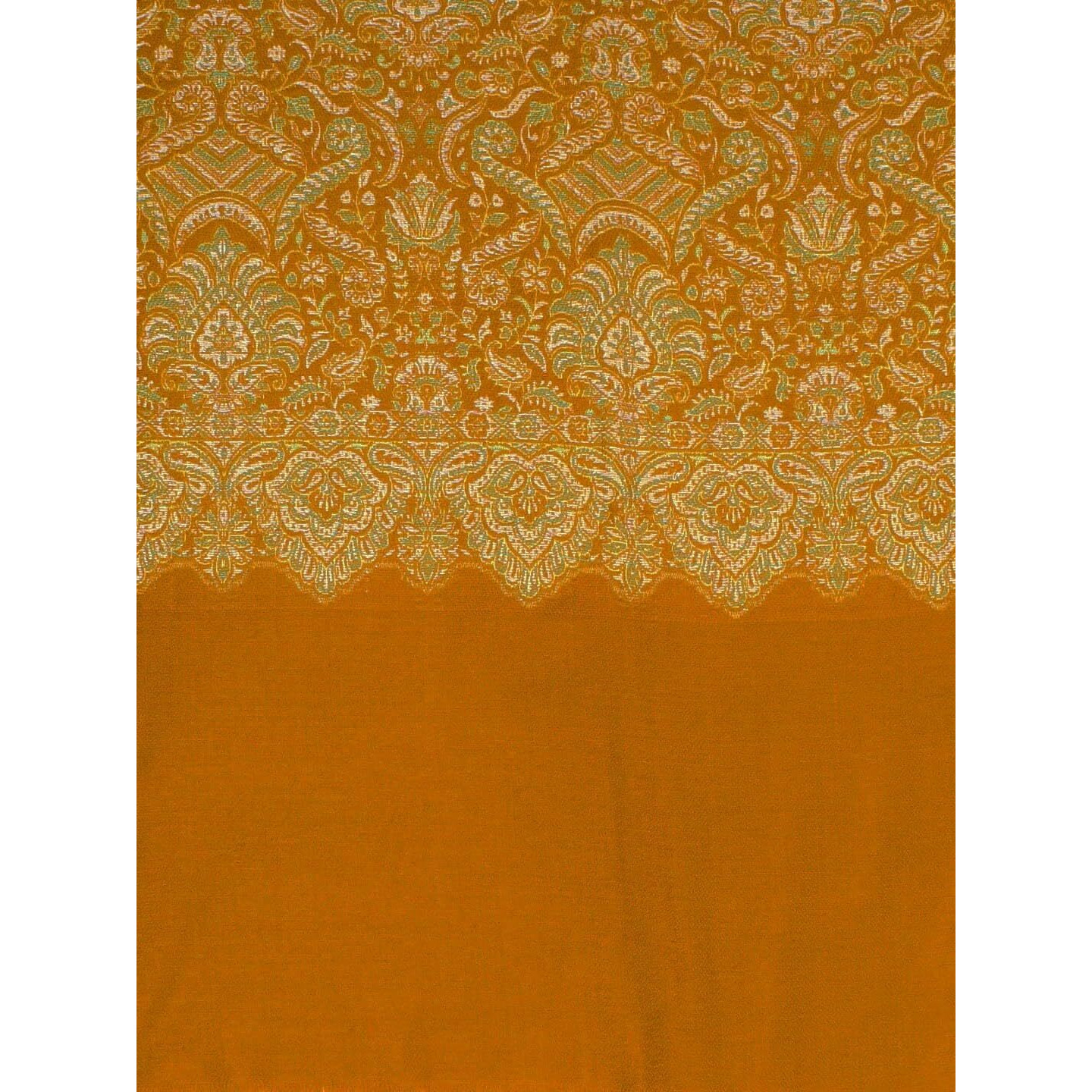 Weavers Villa Acro Wool Women's Shawl, 100Cm X 200Cm (Mustard)
