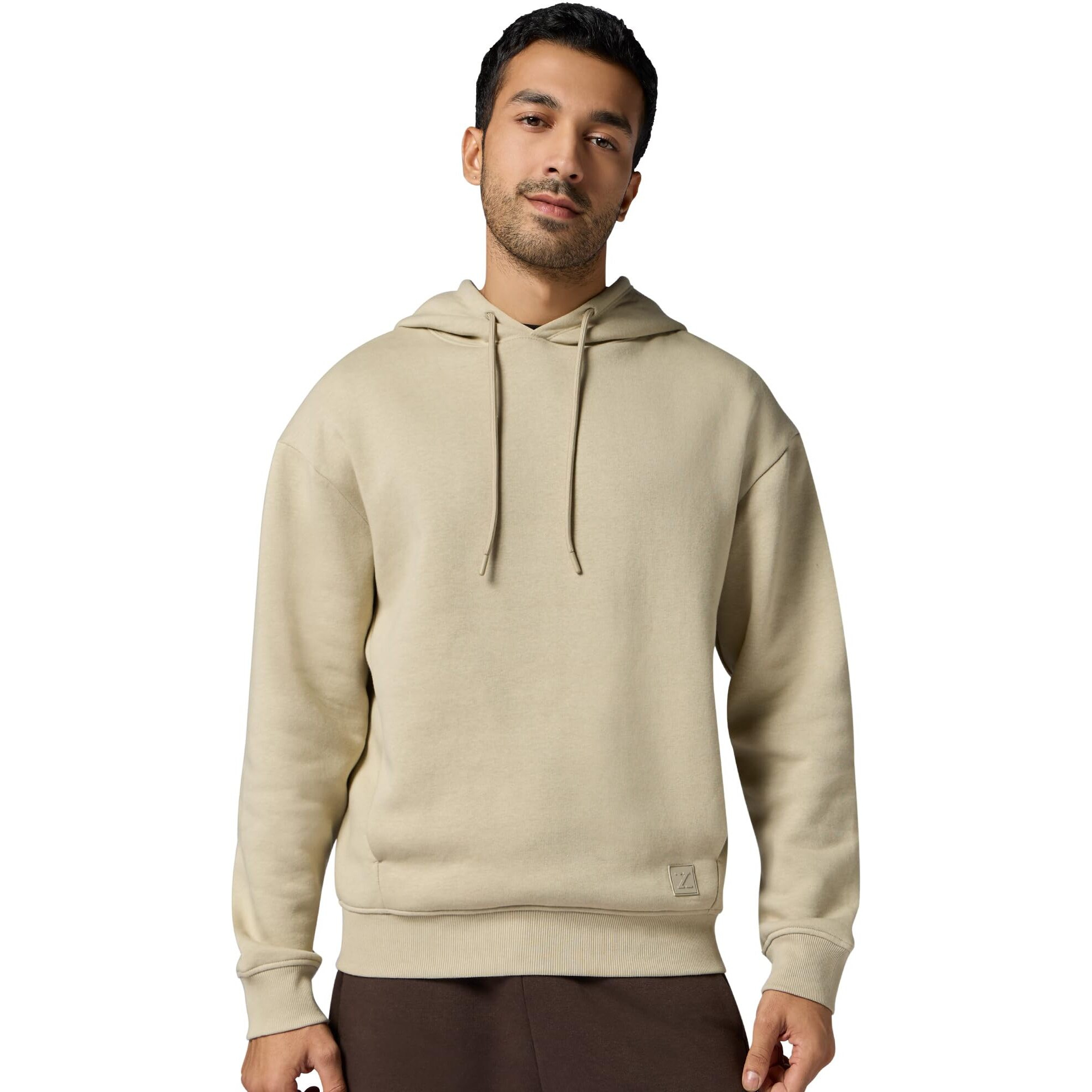 Xyxx Men Cotton Rich Hoodies, Oversized Fit, Solid, Pack Of 1, Mb16Hd03Xl, Cascade Grey, Xl