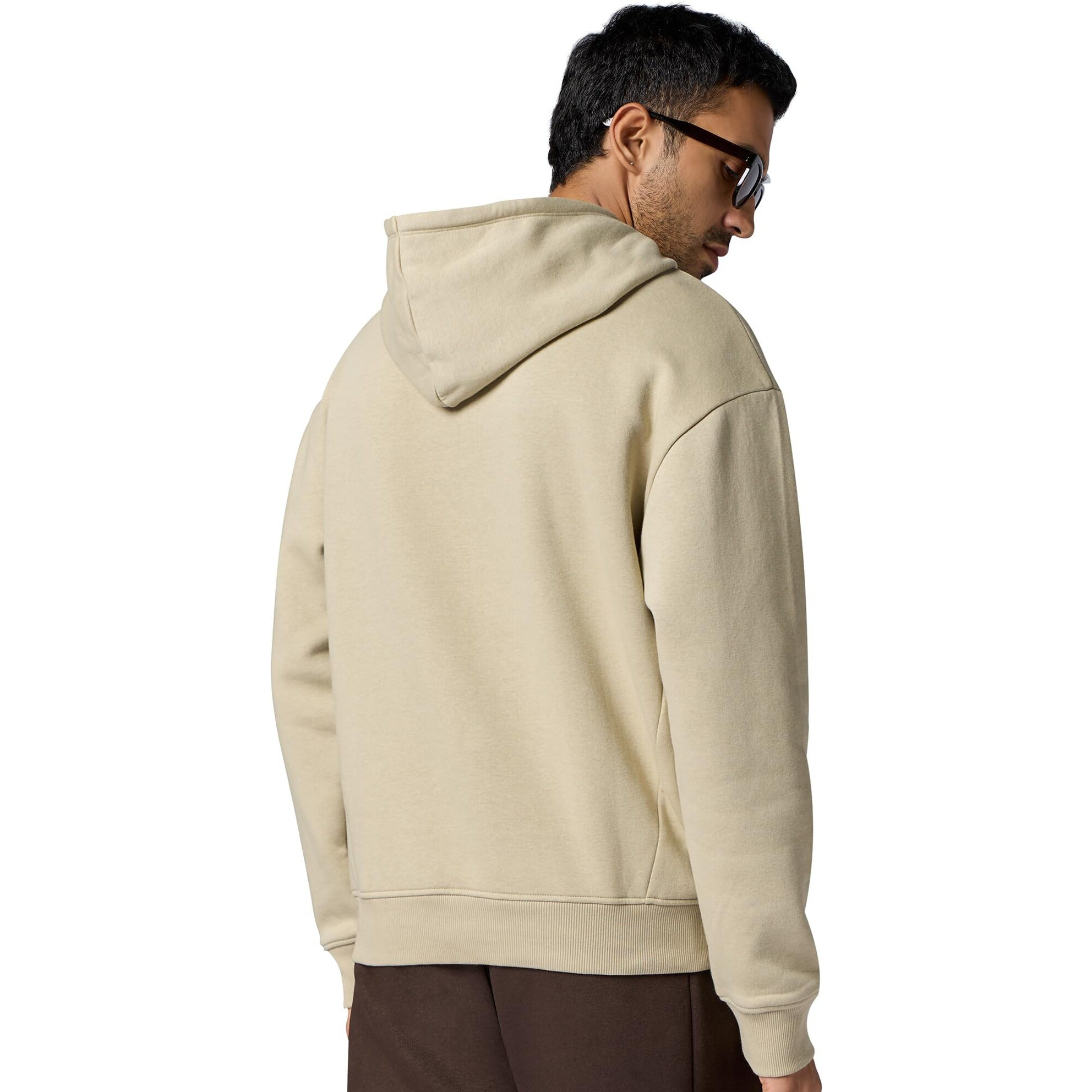 Xyxx Men Cotton Rich Hoodies, Oversized Fit, Solid, Pack Of 1, Mb16Hd03Xl, Cascade Grey, Xl