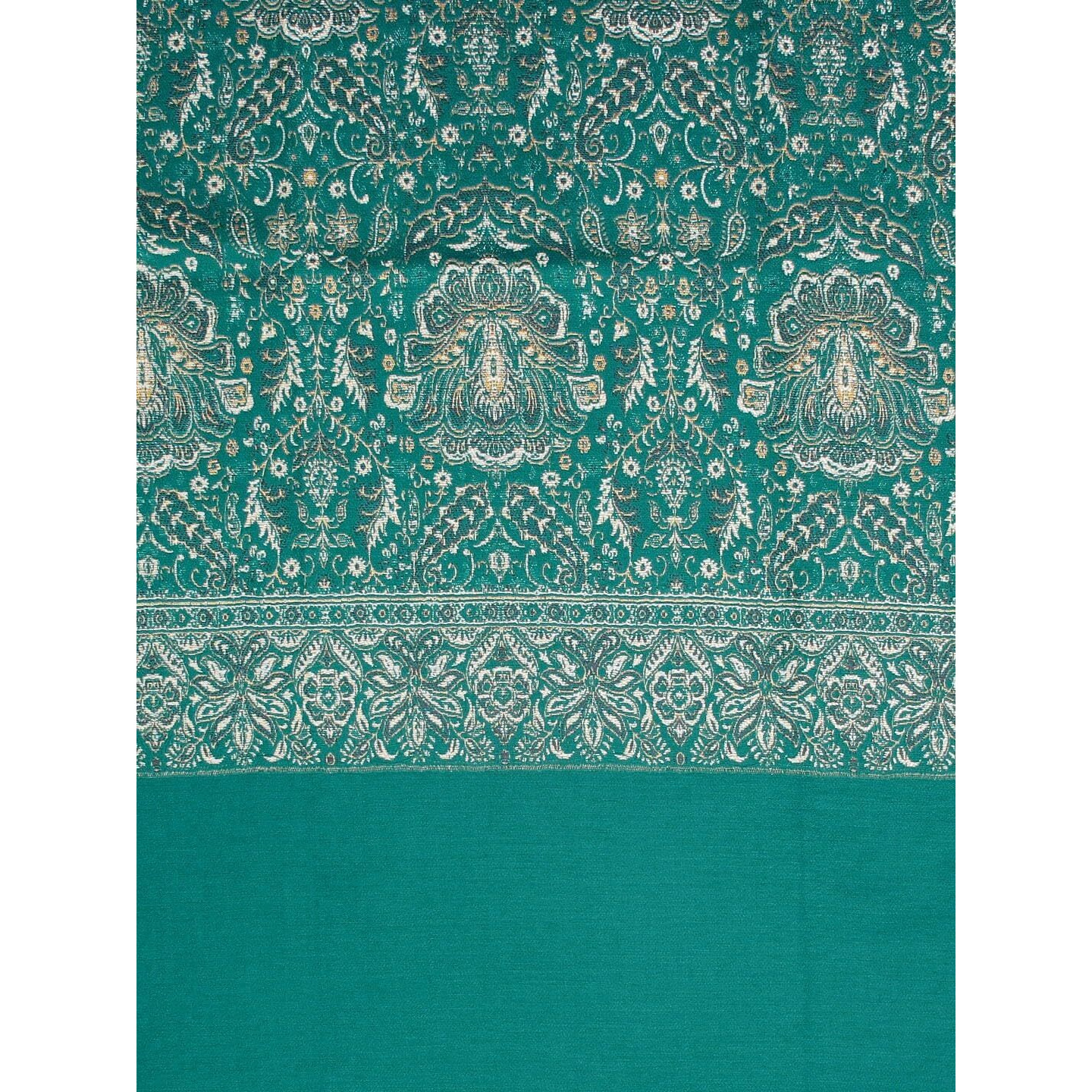 Weavers Villa Acro Wool Women's Shawl, 100Cm X 200Cm (Sea Green)