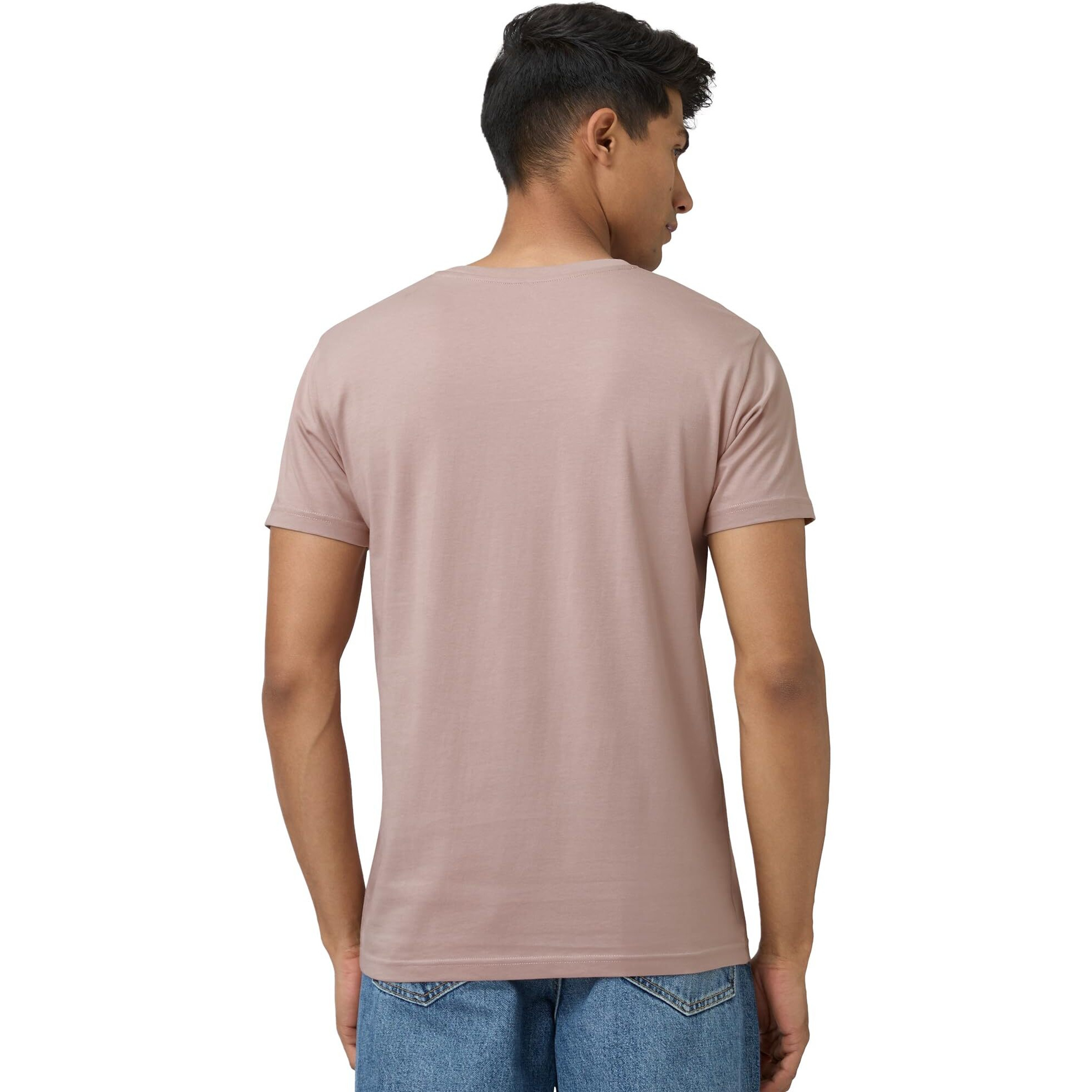 Xyxx Men 100% Cotton Tshirt, Regular Fit, Solid, Pack Of 1, Xytsrt56Xl, Tea White, Xl