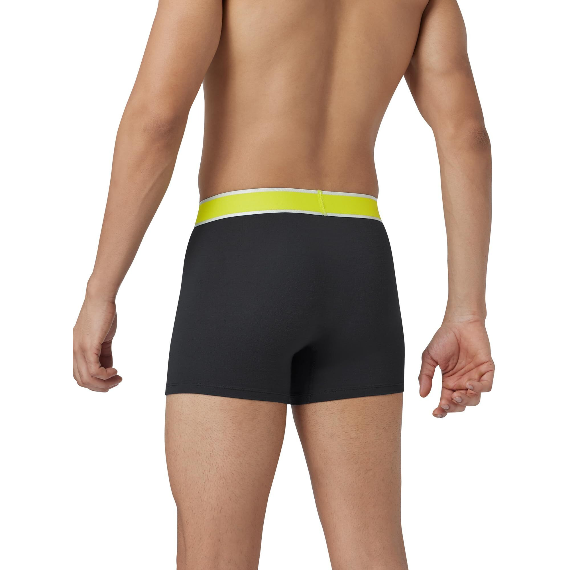 Xyxx Men Micro Modal Trunk, Relaxed Fit, Solid, Pack Of 1, Xytrnk219S, Strom Grey, S