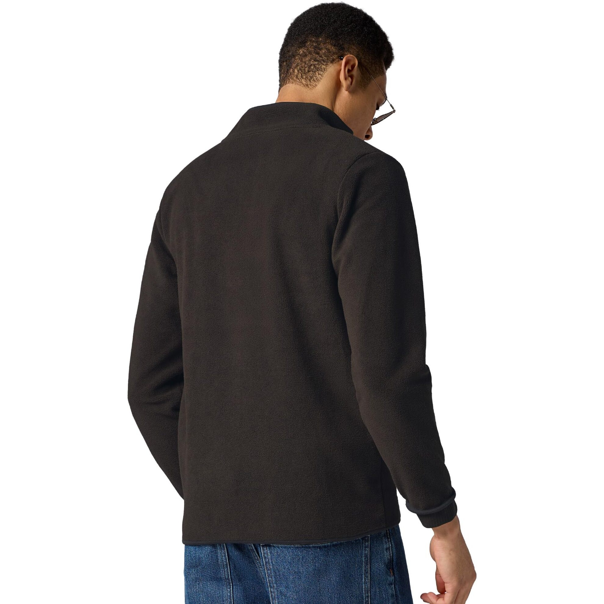Xyxx Men Cotton Rich Fleece Jacket, Relaxed Fit, Solid, Pack Of 1, Mb13Jk05M, Malt Brown, M