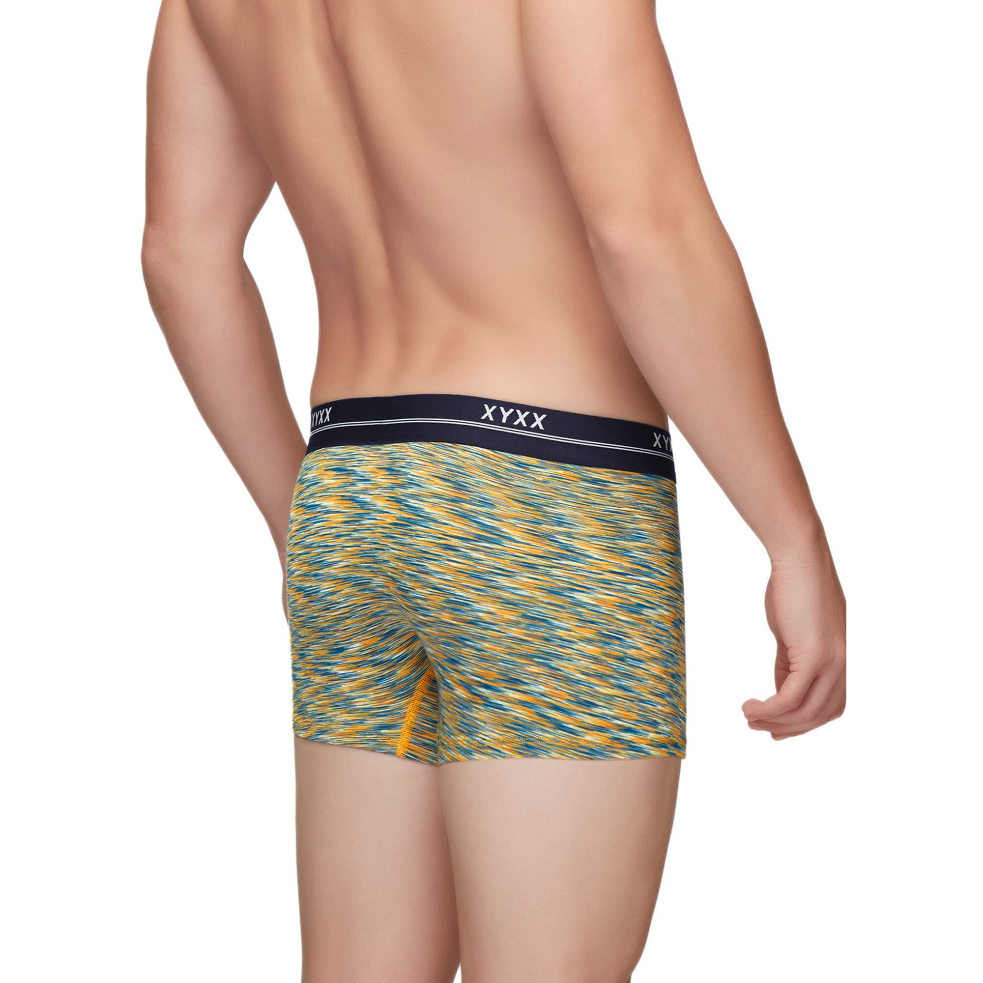 Xyxx Men's Modal Trunks (Pack Of 1) (Xytrnk75Xl_Yellow & Blue_Xl)