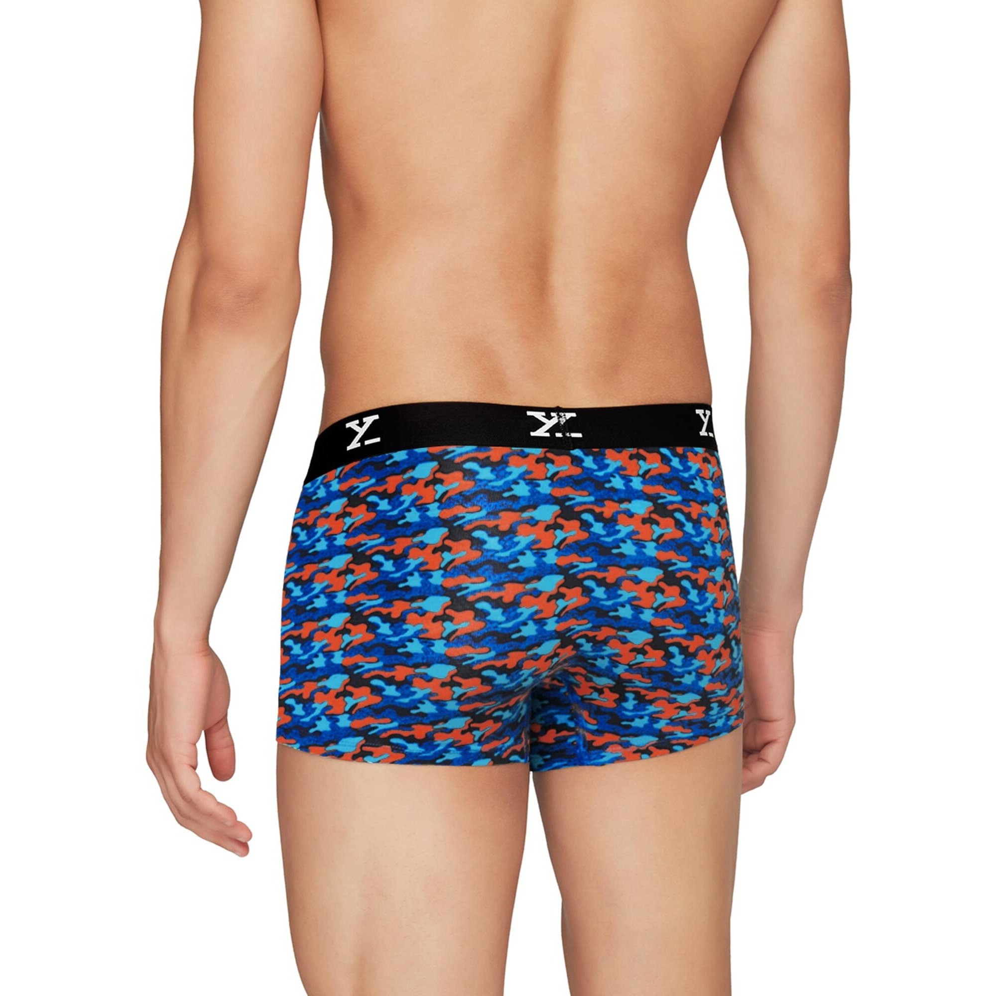 Xyxx Men's Modal Relaxed Trunks (Pack Of 2) (Xytrnk2Pckn213Xl_White+Blue_Xl)