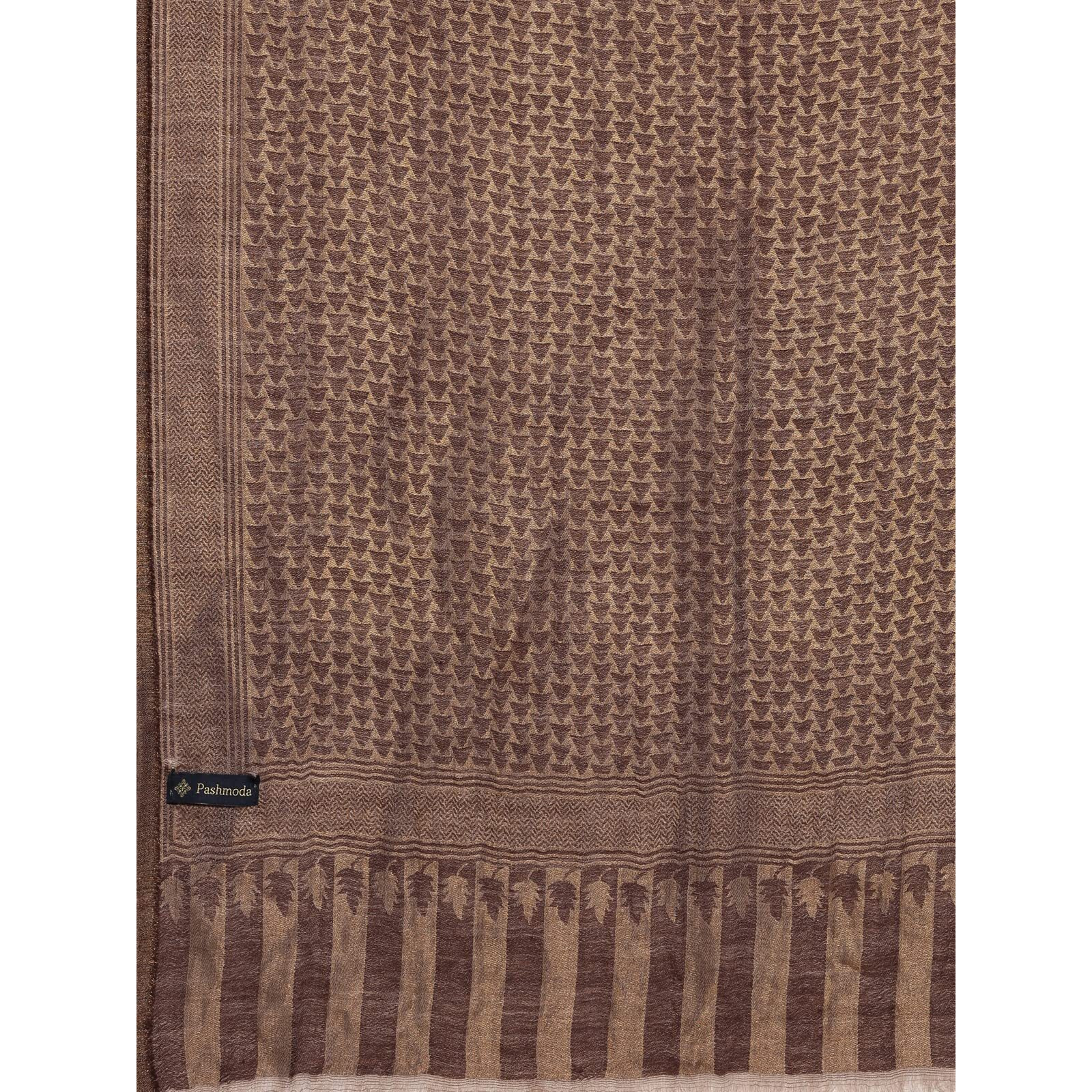 Pashmoda Women Aarzoo Fine Pashmina Wool Blend Stole (Size  71X203 Cm)
