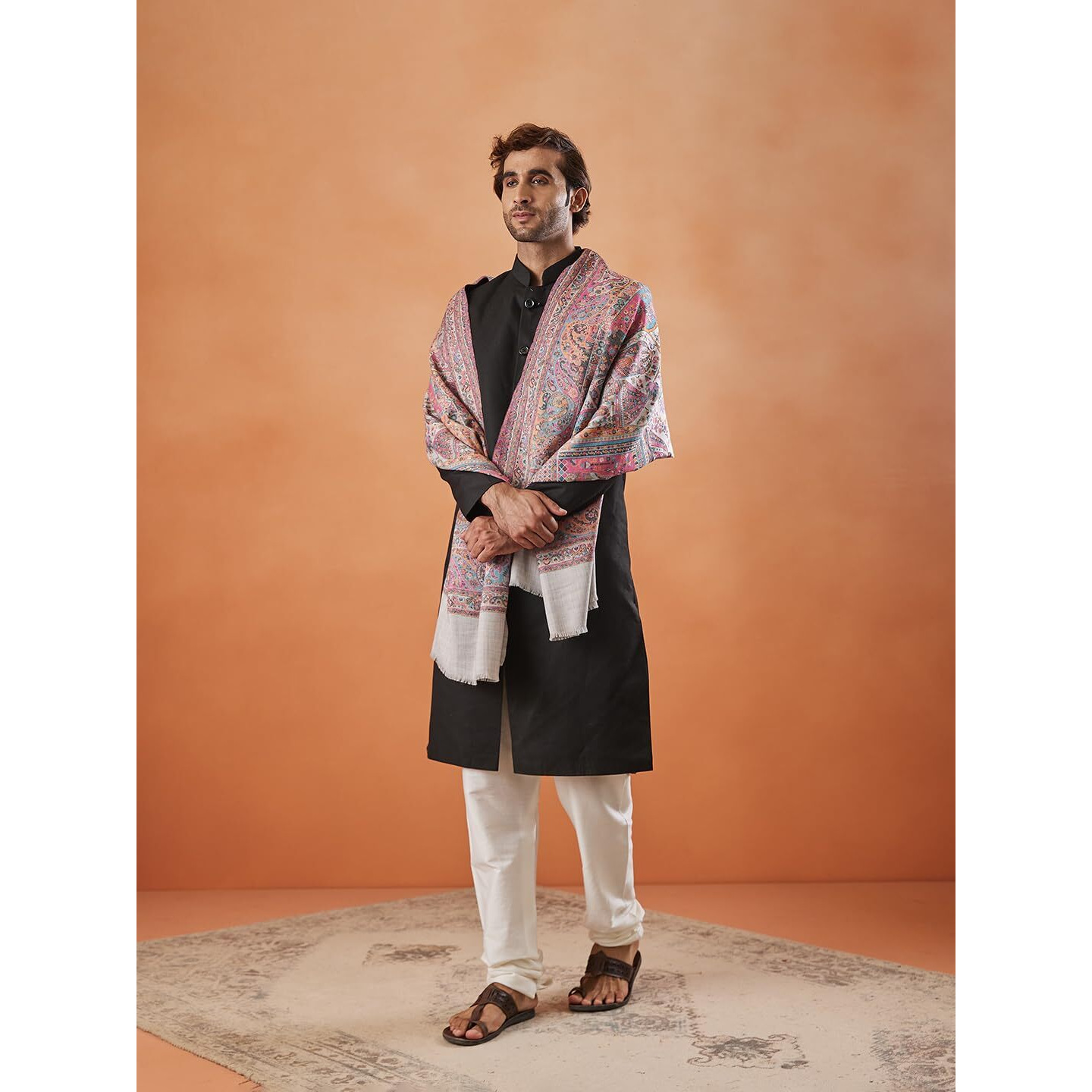 Pashmoda Men Khushnuma Kaani Shawl (Size 101X203 Cm)