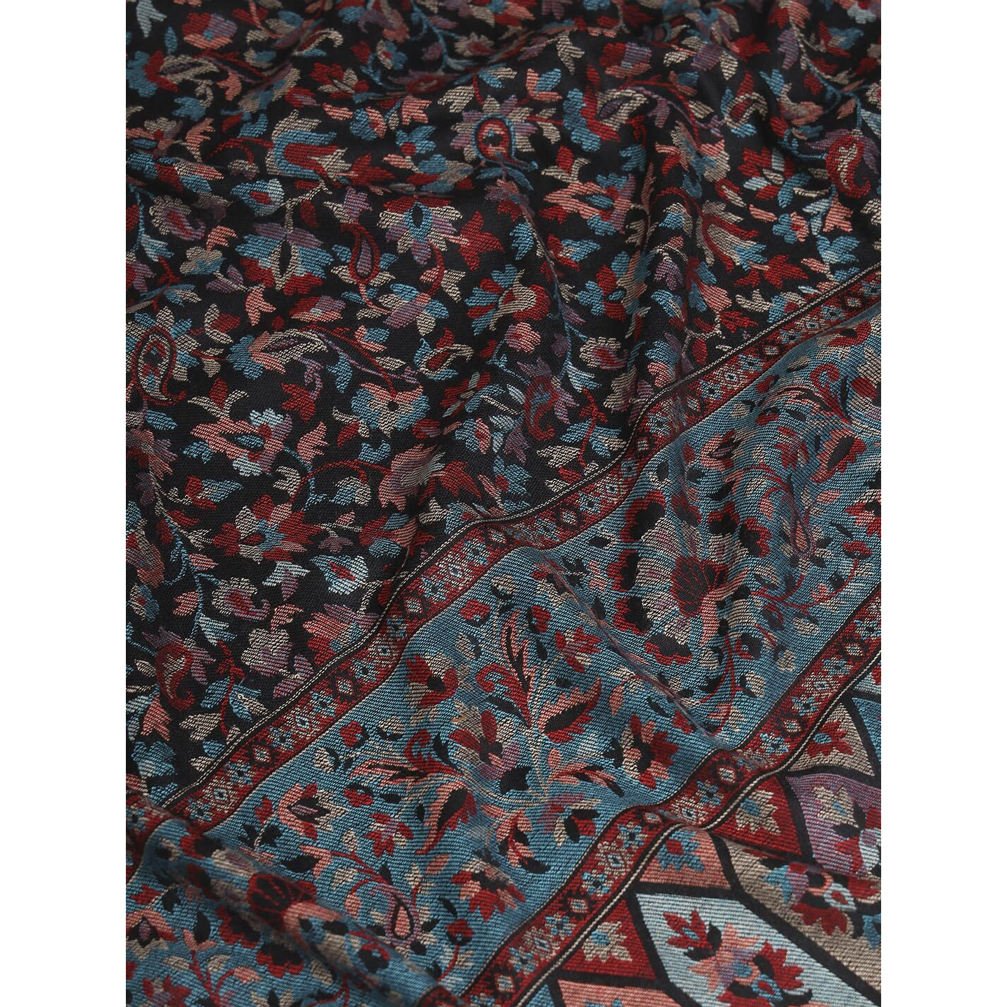 Pashmoda Women Dastaan Woven Design Jamawar Shawl (Size 101X203 Cm)