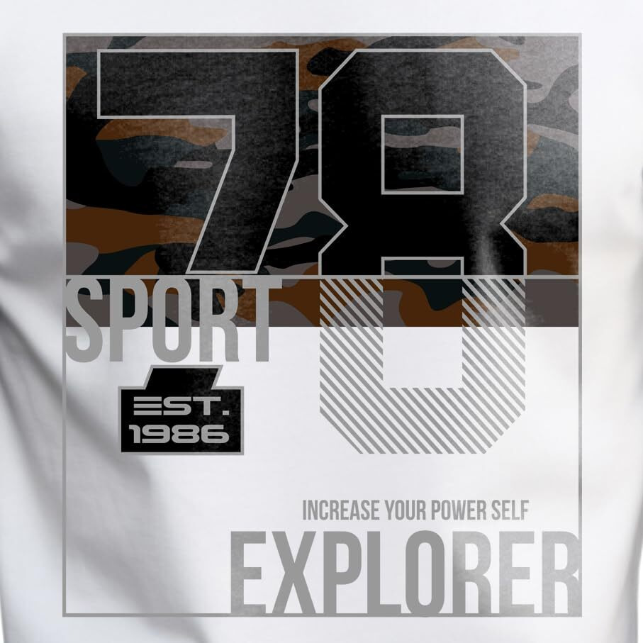 Peppyzone S To 5Xl Regular Fit Number Printed T-Shirt For Men - 100% Cotton, Half Sleeve, Combo Pack Of 3 (Xl, Combo32)