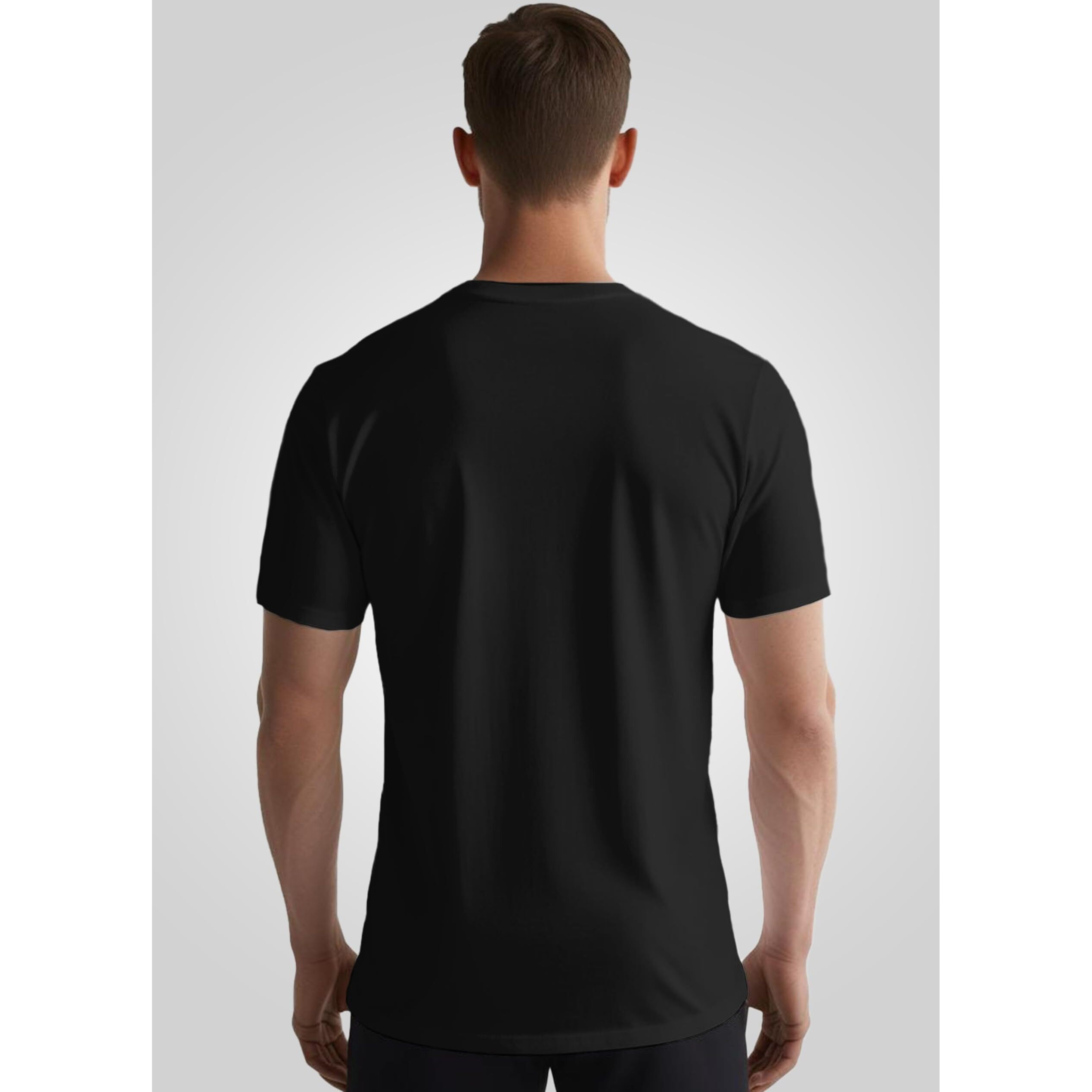Peppyzone Men's Regular Fit T-Shirt (Pz-Rt-Biker 11-15_Black2