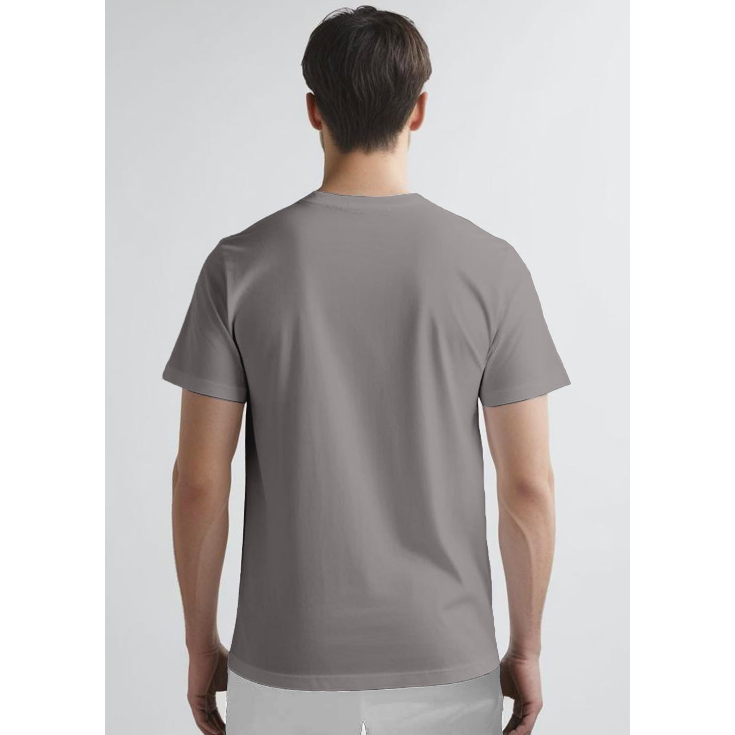 Peppyzone Men's Regular Fit T-Shirt (Pz-N-8372_Grey2