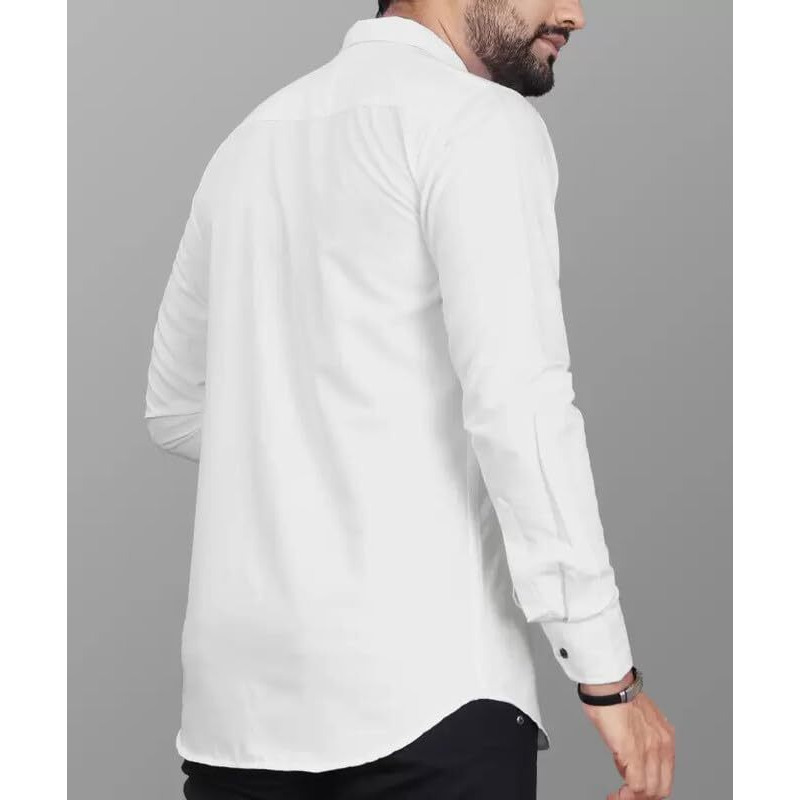 Pinkmint Casual Cotton Long Sleeve Shirt For Men Formal Wear Regular Wear