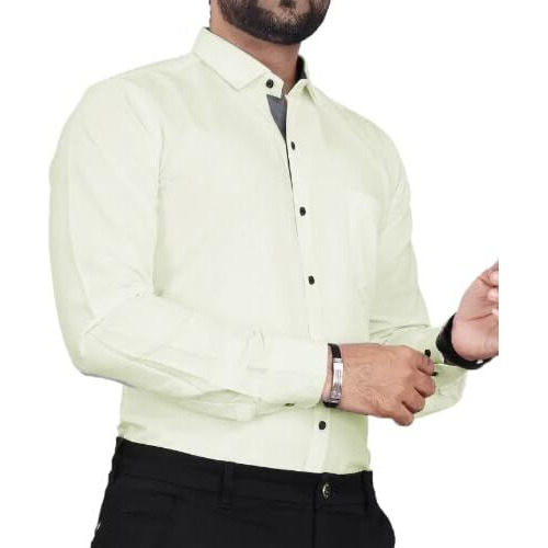 Pinkmint Casual Cotton Long Sleeve Shirt For Men Formal Wear Regular Wear