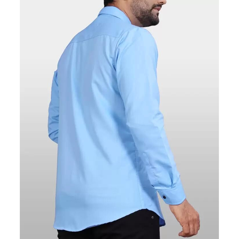 Pinkmint Casual Cotton Long Sleeve Shirt For Men Formal Wear Regular Wear