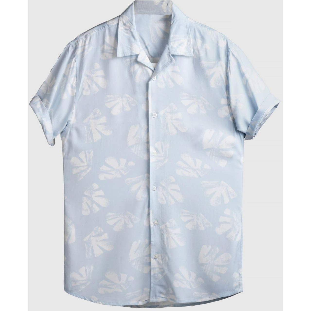 Rytras Men's Printed Regular Fit Shirt(Blue,Xxl)