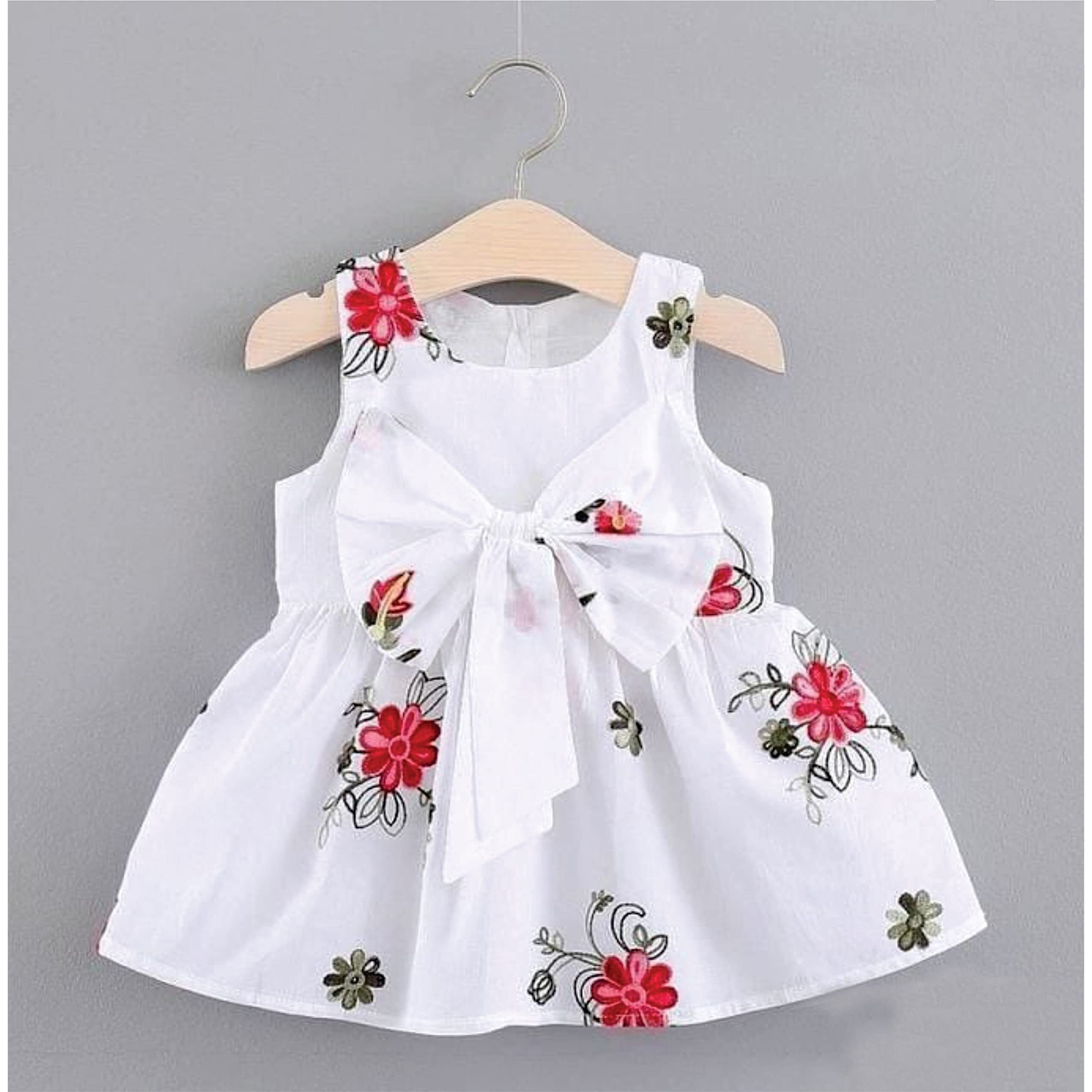 Pujia Mills Baby Outfits Girls Toddler Princess Animal Skirt Dress (Bgd 3-1-2) White