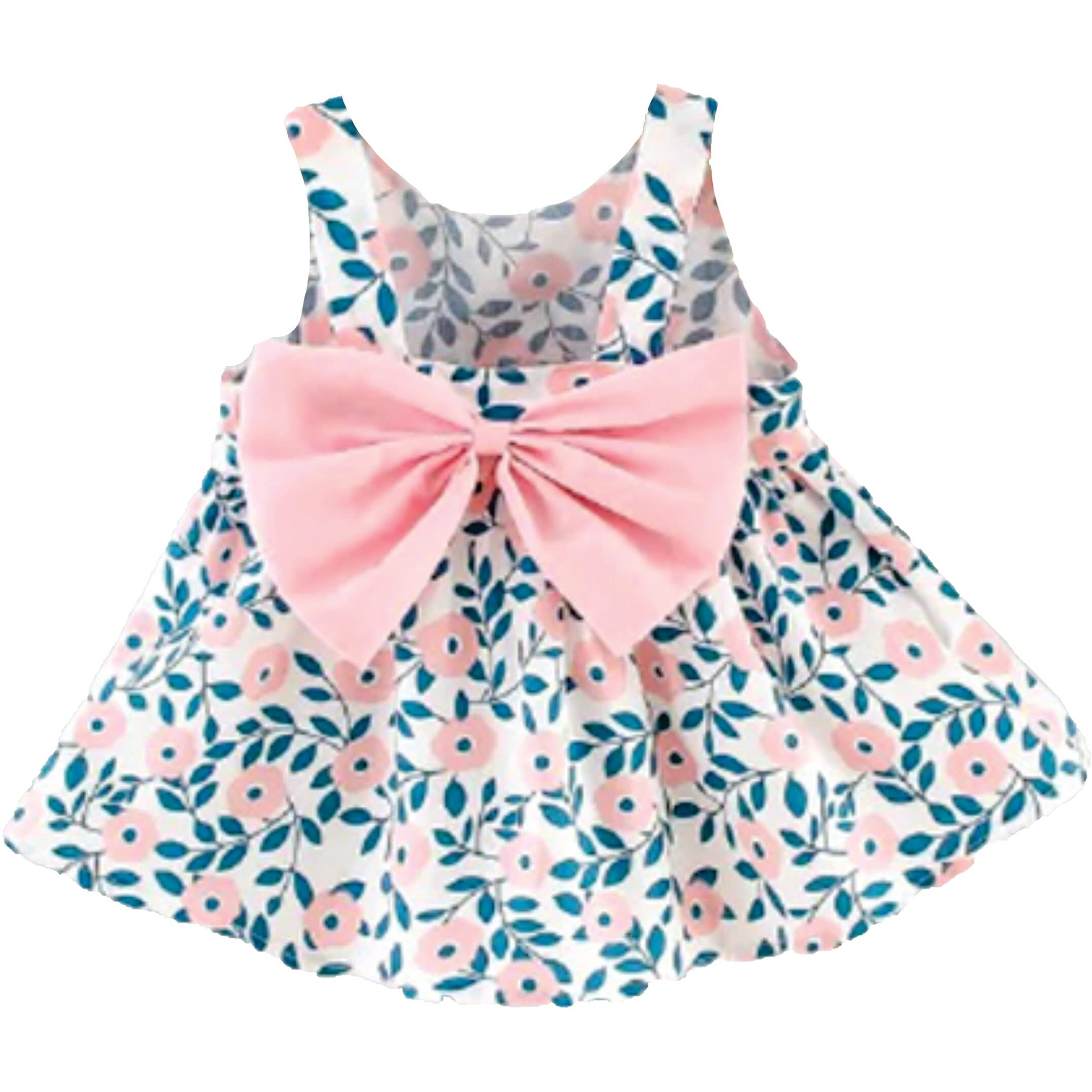 Pujia Mills Baby Outfits Girls Toddler Princess Fruit Print Skirt Dress (Bgd 24-1-2) White