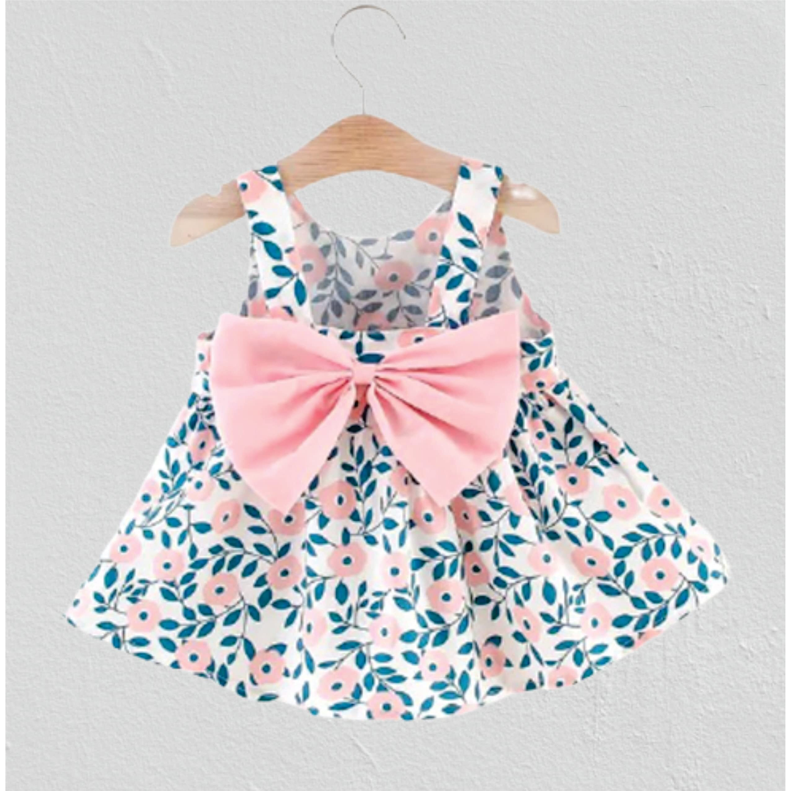 Pujia Mills Baby Outfits Girls Toddler Princess Fruit Print Skirt Dress (Bgd 24-1-2) White