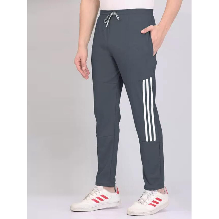 Selvia Men's Knitted Lycra Full Elastic Jogger Track Pant(562Tk7727Na-L_Dark Grey)