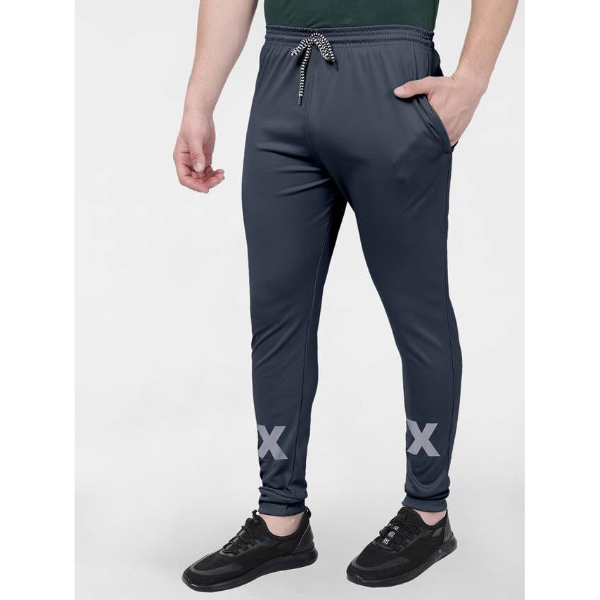 Selvia Men's Regular Track Pants (563Tk7726N-S_Dark Grey2_S)