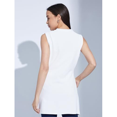 Selvia Women's Solid Regular Fit T-Shirt (767Tk11941N-Xl_White