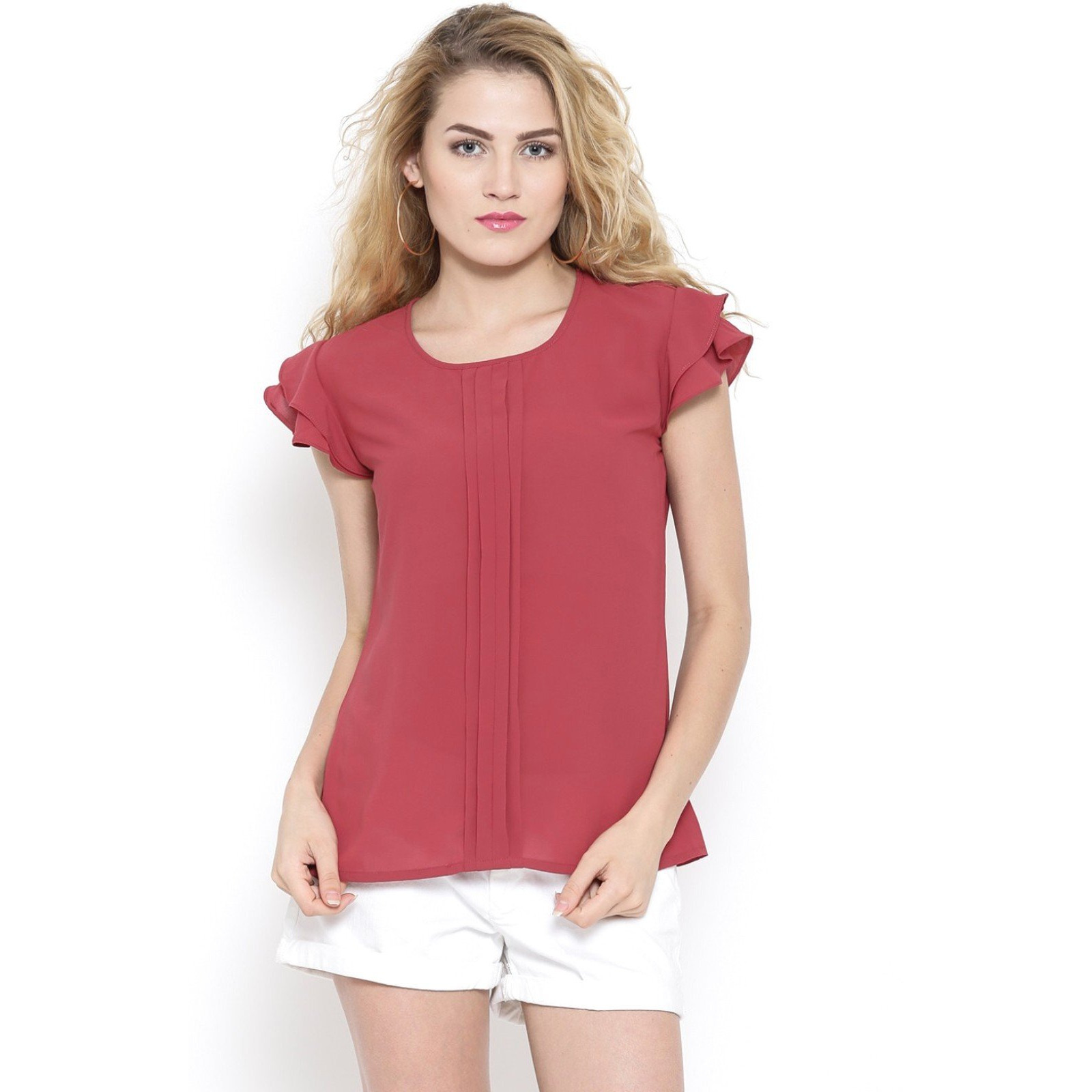 Rare Pink Pleated Top (Ep1334A-L)