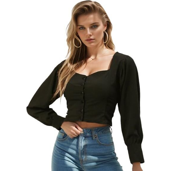 Rare Women's Solid Regular Fit Blouse (Ep445Acl