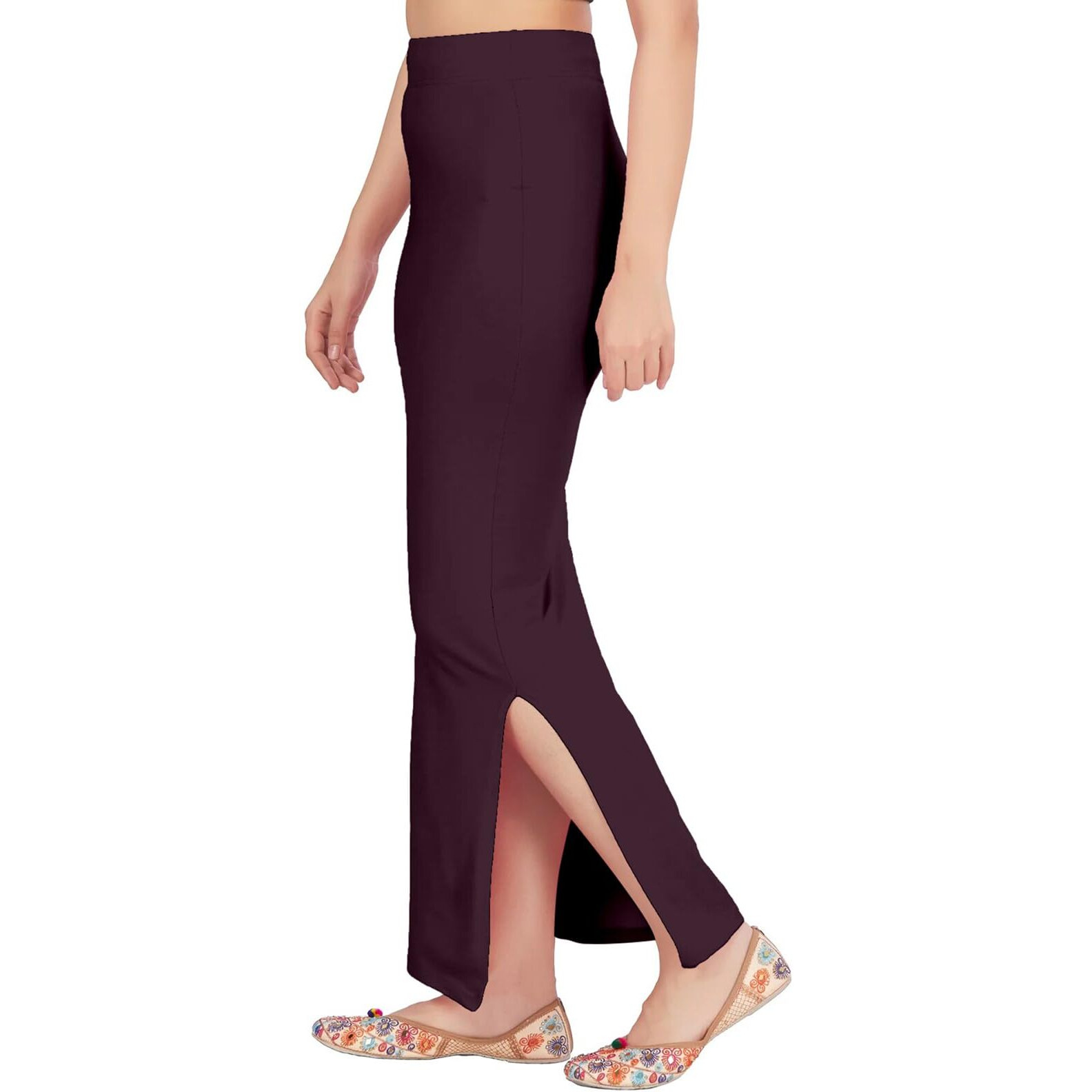 Selvia Spandex Western Skirt Wine
