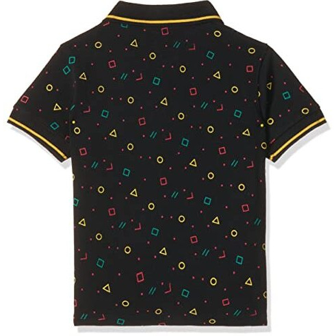 T2F Boy's Cotton Regular Fit T-Shirt Black