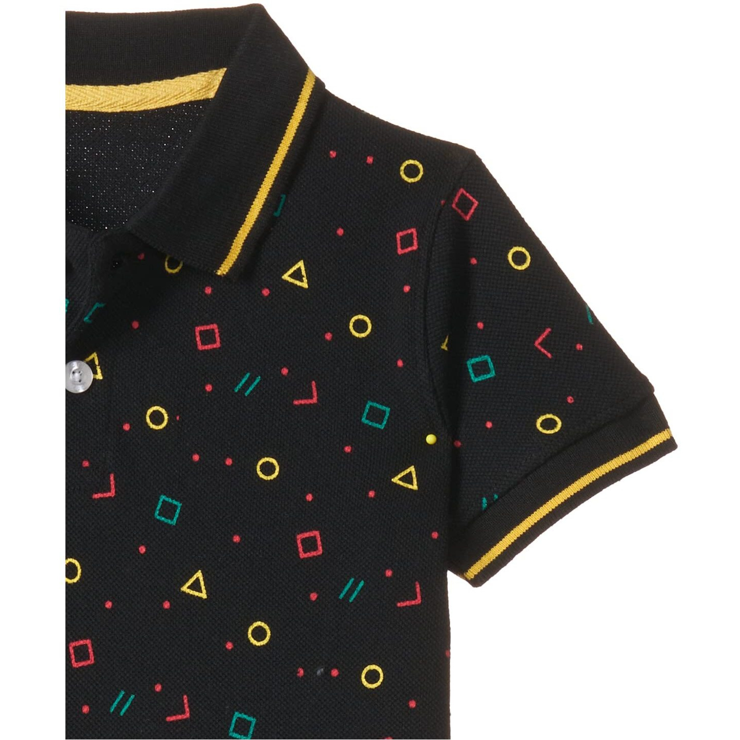 T2F Boy's Cotton Regular Fit T-Shirt Black