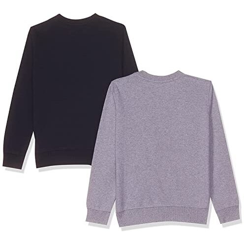 T2F Boy's Cotton Crew Neck Sweatshirt (Bys-Rn-Ss-01_Multicolor 5_7-8 Years)